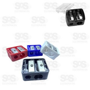 Apontador Duplo Para Lápis Maquiagem MF-6611