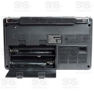 Rádio Recarregável Portátil AM/FM / USB/SD Livstar CNN 686