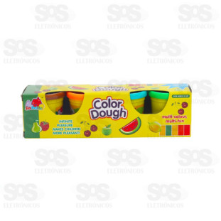 Kit Com 4 Potes De Massinha Toy King AB7226