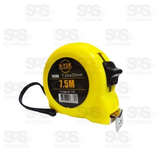 Trena Com Trava 7,5Mx25MM B-Tek BT-535