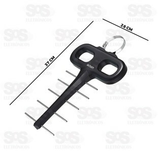 Antena Externa Digital 32Dbi Exbom AN-K8100F