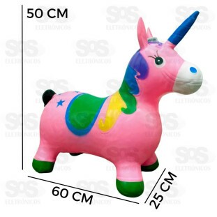 Unicórnio Upa Upa Inflável Musical Toy King 8199