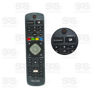 Controle Remoto Philips Tecla Chromecast FBG-9089