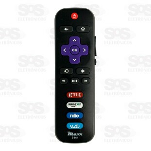 Controle Remoto TCL Smart TV Netflix/Amazon Maxx 9141