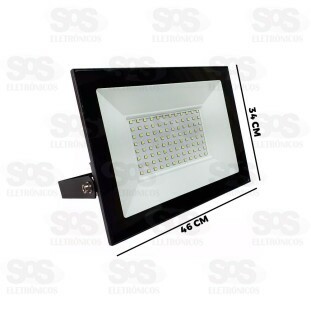 Refletor Holofote LED Branco 800W Maxbom 9623