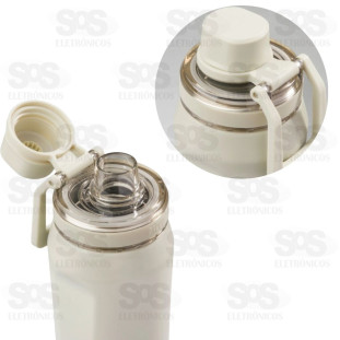 Garrafa Térmica Com 650ml Cores Variadas Com Glitter Bokasi BWB-98121