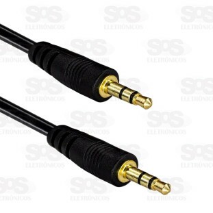 Cabo Auxiliar P2 Para P2 Estéreo 1 Metro X-Cell XC-P2-1M