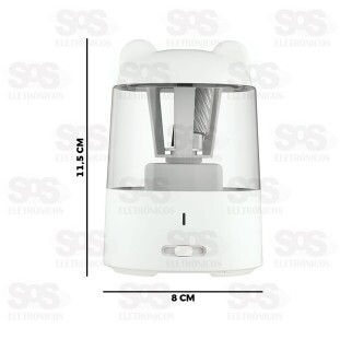 Apontador De Lápis Elétrico 3 Modos Tomate MAT-A02