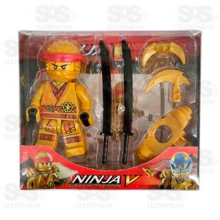 Boneco De Montar Coleção Ninja Toy King TK-AB7978
