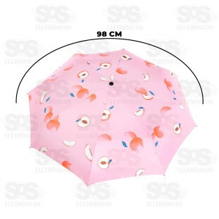 Sombrinha De Bolsa Estampas De Frutas 98CM Altomex AJ-342
