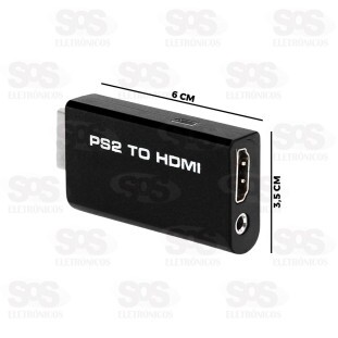 Adaptador de Vídeo PS2 Para HDMI AJ-N01