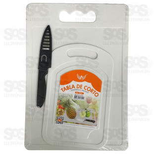 Kit 2 Tábuas de Corte Com Faca Altomex AL-3251