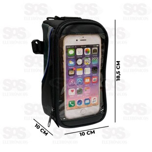 Suporte Bolsa Impermeável Para Bike Até 7,5 Polegadas Altomex AL-Z26