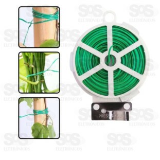 Rolo de Arame Plastificado 20M em Metal Merrick 5108