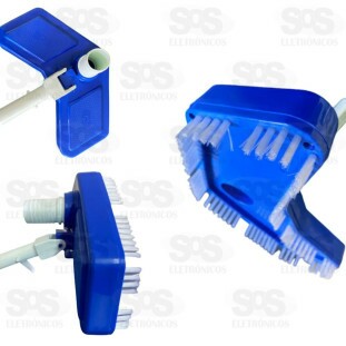 Aspirador Compacto Com Escovas Para Piscina