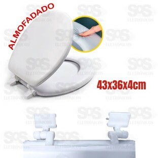  Assento Sanitário Almofadado Top Útil TOP0269