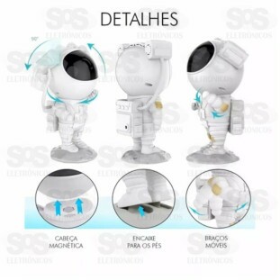Projetor De Luz Galaxia Astronauta Al-L9 Altomex