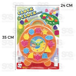 Relógio Didático Clock Clock 0631