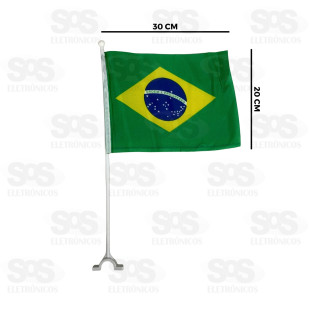 Bandeira do Brasil Para Moto Copa do Mundo 30x20cm TOY-014