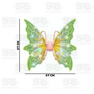 Asas De fada Infantil Com LED e Música Modelos Variados BL-0022