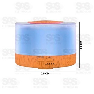 Difusor Umidificador Aromático Ultrassônico 500ML BM031C