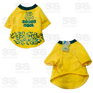 Roupa Para Pet Torcida Brasileira Pequena Cores Variadas YYF25-S