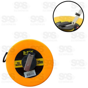 Trena Fita Métrica 20 Metros B-Tek BT-553