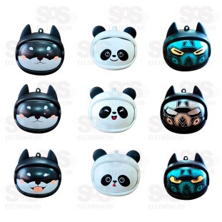 Caixa de Som 10W Bluetooth Muda Rostinho Fofo Eletromex EL-1098