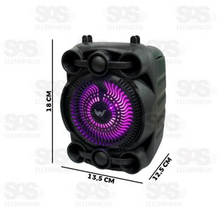 Caixa De Som 10W Com Suporte De Celular Altomex AL-3186