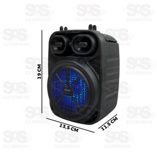 Caixa De Som 10W Com Suporte De Celular KTS-1195