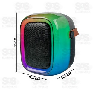 Caixa De Som 20W Com Microfone Modificador de Voz Eletromex EL-1053