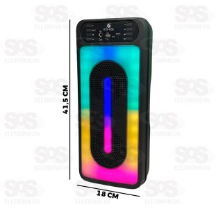 Caixa De Som 20W TWS Com Microfone KTS-1555