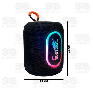 Caixa De Som 50W Proteção IPX5 Eletromex EL-1109