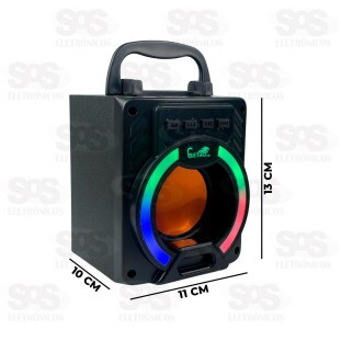 Caixa De Som 8W Com Suporte de Celular Eletromex EL-1056