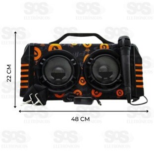 Caixa De Som Big Box LED Xtrad XDG-37