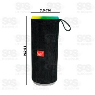 Caixa De Som Bluetooth 10W Com LED Altomex AL-2117