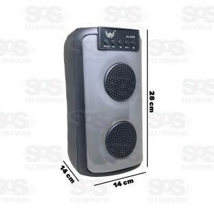 Caixa De Som Bluetooth 10W Iluminação RGB Altomex AL-5702