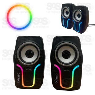 Caixa de Som Multimídia 6W 2.0 KP-RO804
