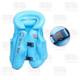 Colete Inflável Infantil G de 33-45Kg B-Max F1773A