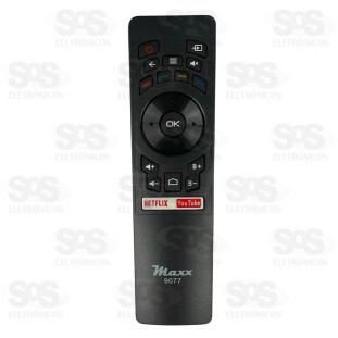 Controle Remoto Multilaser Netflix/Youtube Maxx 9077