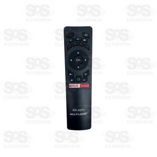 Controle Remoto Smart Multilaser Netflix/Youtube XH 9077
