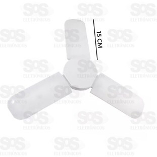 Lâmpada LED 3 Hélices 54W Caerus CRS-2033