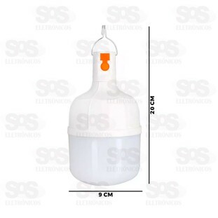 Lâmpada De Emergência Recarregável LED 38W Caerus CRS-2206