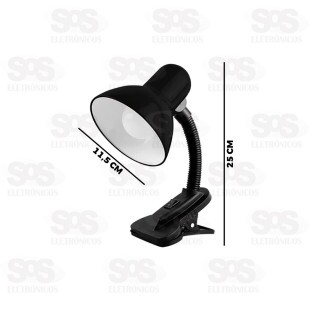 Luminária de Mesa Com Haste Articulada Caerus CRS-2208