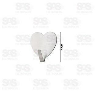 Ganchos Multiuso Aço Inox 3 Unidades Caerus CRS-2335