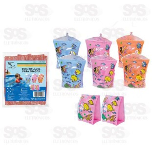 Boia Infantil De Braço Cores e Estampas Variadas Caerus CRS 1963