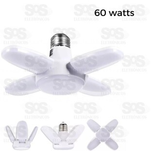 Lâmpada LED 4 Hélices 60W Caerus CRS-2035