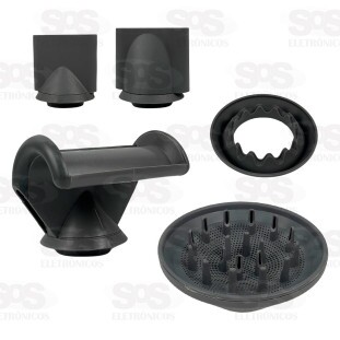 Secador De Cabelo Profissional Com 5 Acessórios 110V Altomex DJ-047
