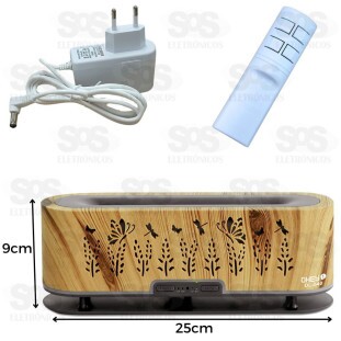 Umidificador Difusor Ultrassônico Dual LED 200ml Com Controle Ohey DL-540