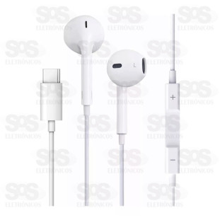 Fone de Ouvido Type C Com Microfone Inova KV-857